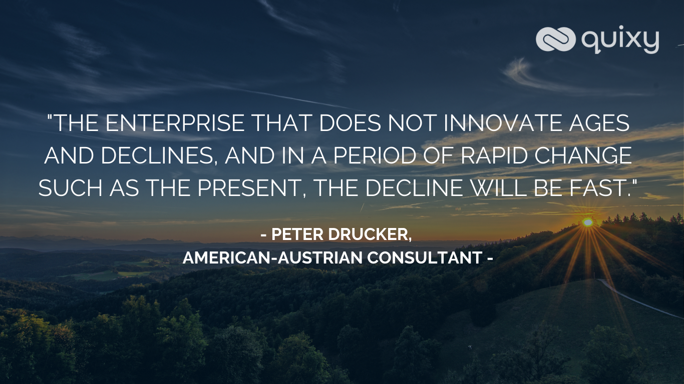 digital transformation quote peter drucker