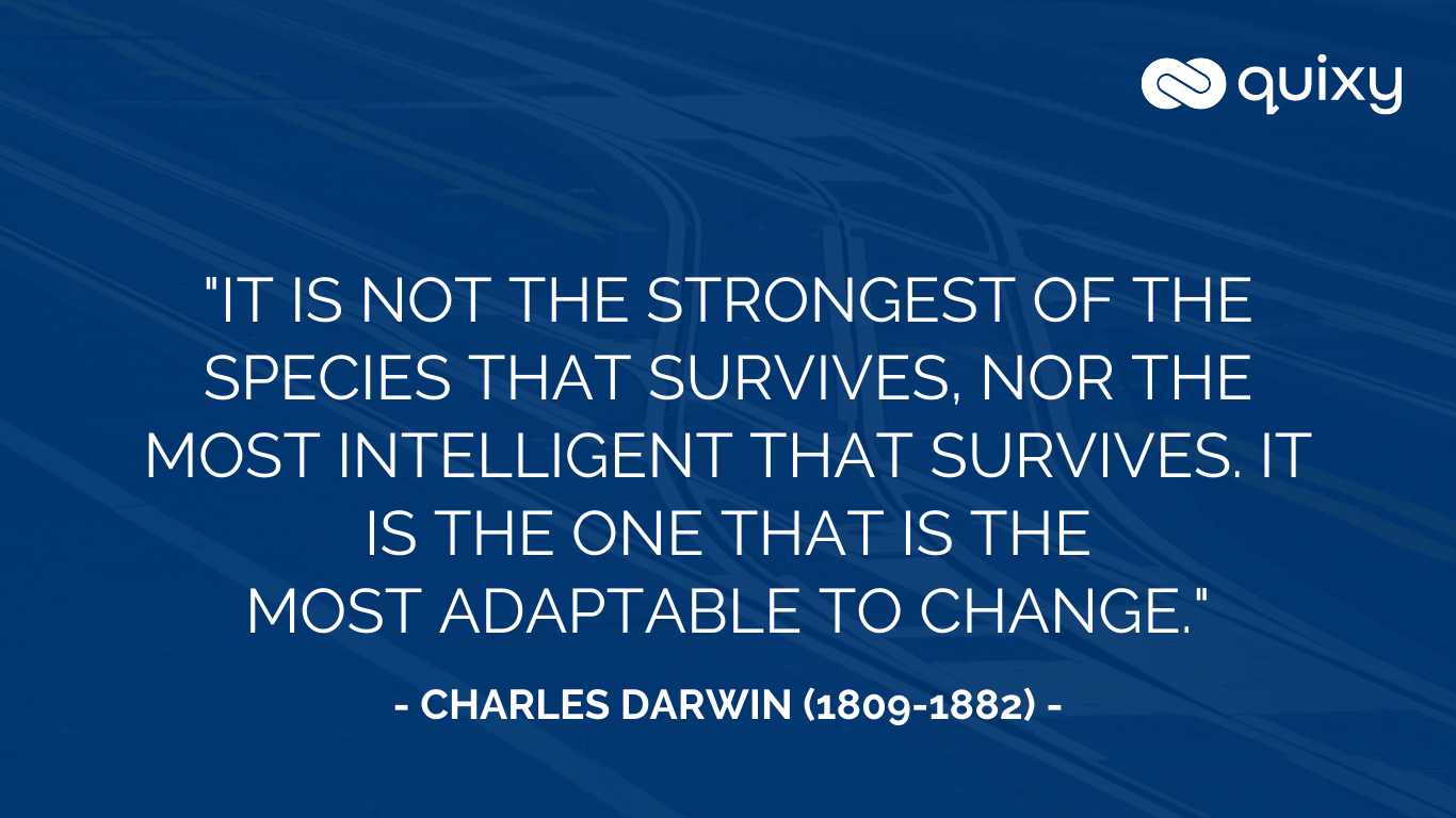 Digital Transformation Quote Charles Darwin