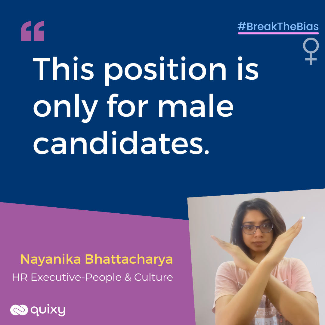 BreakTheBias - This position is only for male candidates.