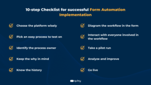 Tips for Successful Form Automation Implementation