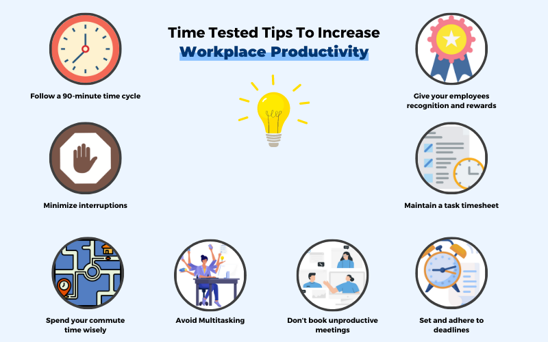 Image result for 10 Game-Changing Tips for Improving Your Productivity infographics