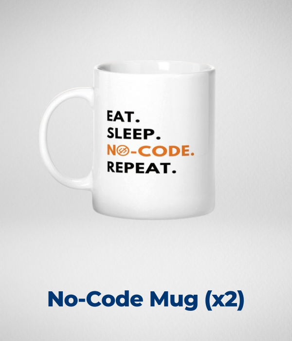 Eat Sleep No-Code Repeat Mug