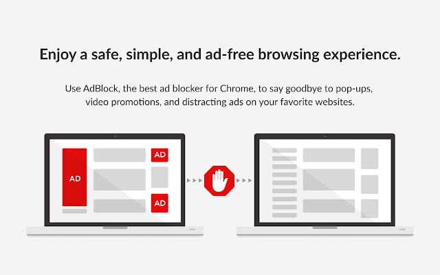 AdBlock Chrome productivity extension