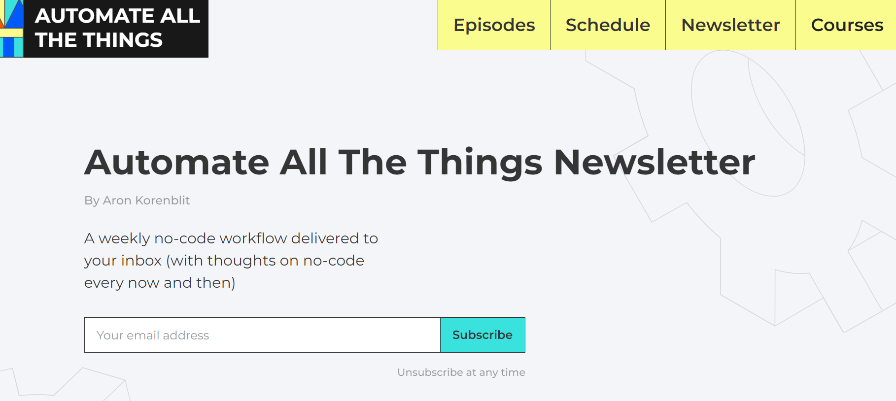Automate All The Things Newsletter