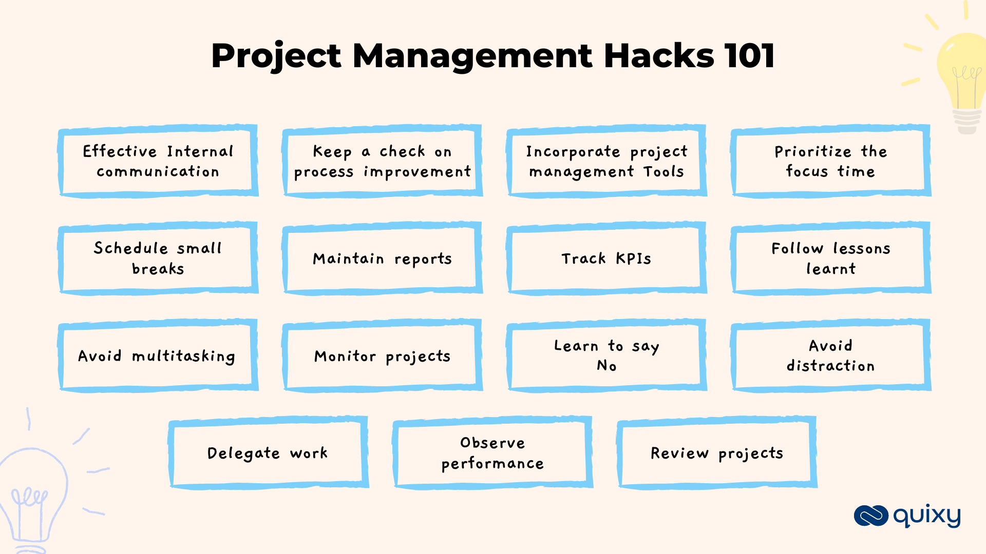 Project Management Hacks 101 Handbook For Assured Success