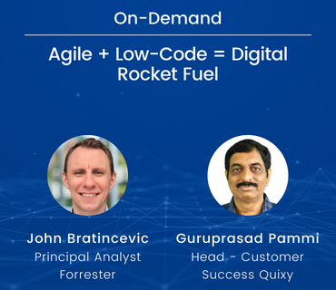 Agile + Low-Code = Digital Rocket Fuel