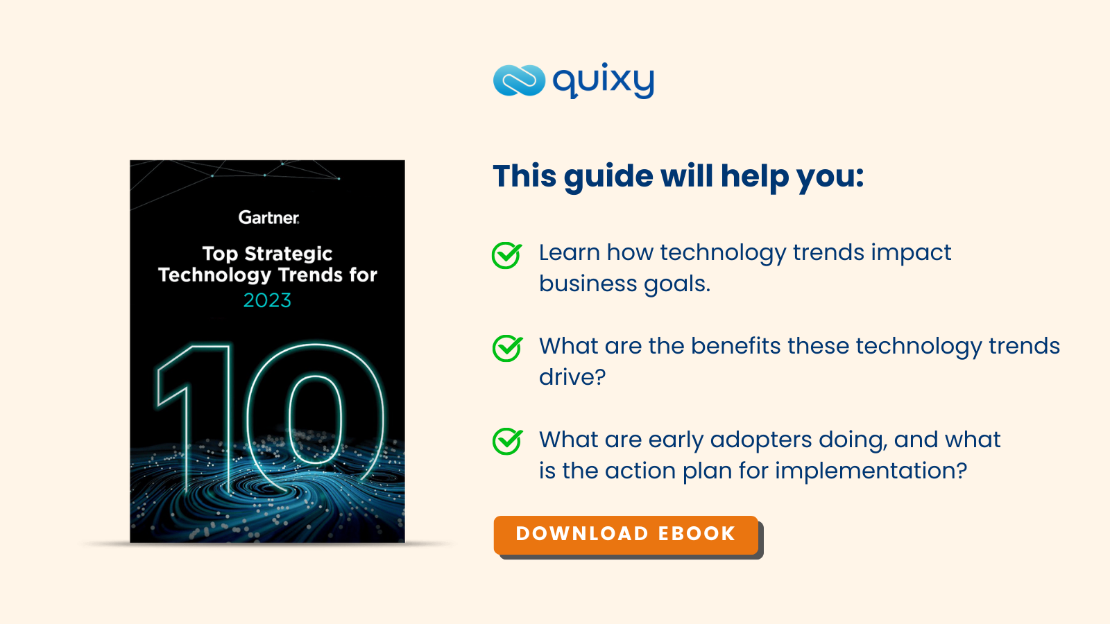 [eBook] Gartner's Top Strategic Technology Trends for 2023 Quixy