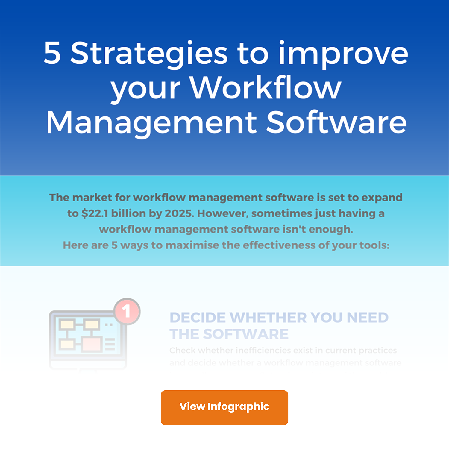 5 Strategies to improve your Workflow Management Software-Infographic