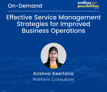 Effective Service Management Strategies Webinar