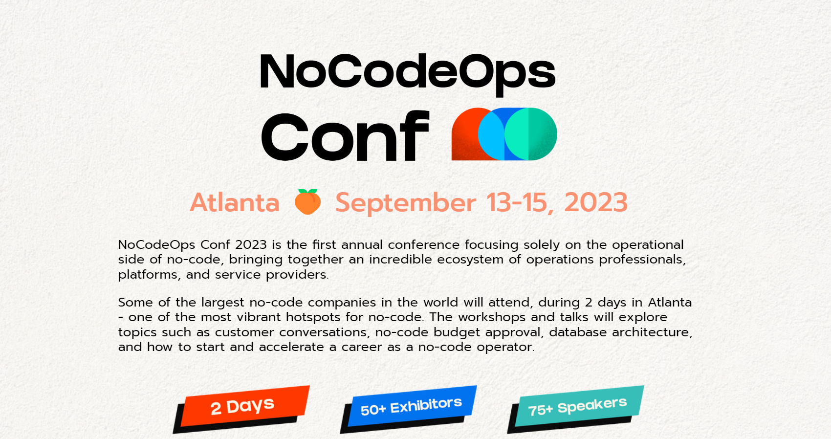 No-code Ops conference