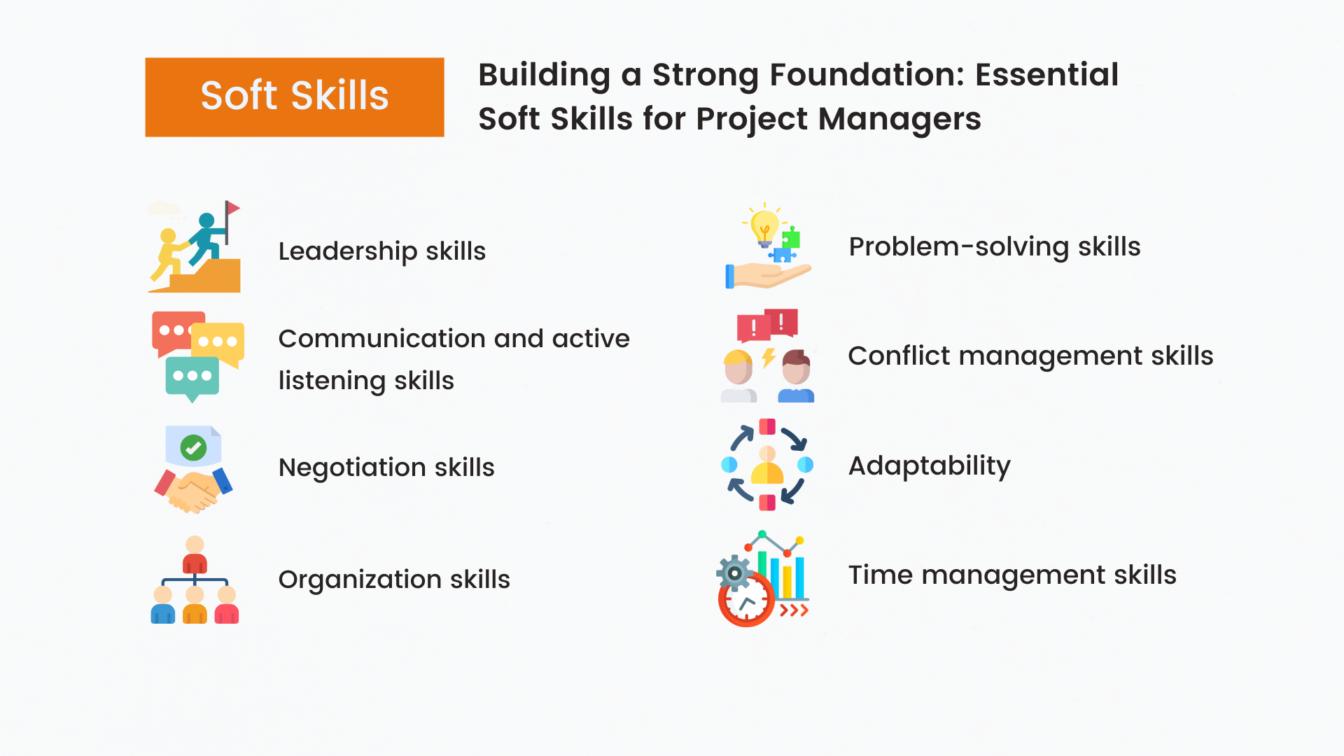 Project management soft skills