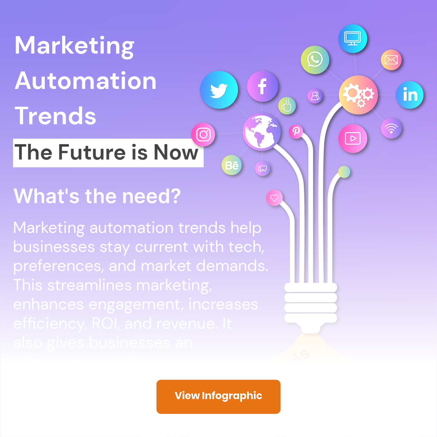 Marketing Automation Trends Infographic