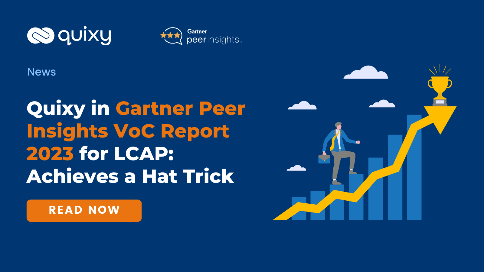 Quixy in Gartner Peer Insights VoC Report as for the 3rd time in a Row