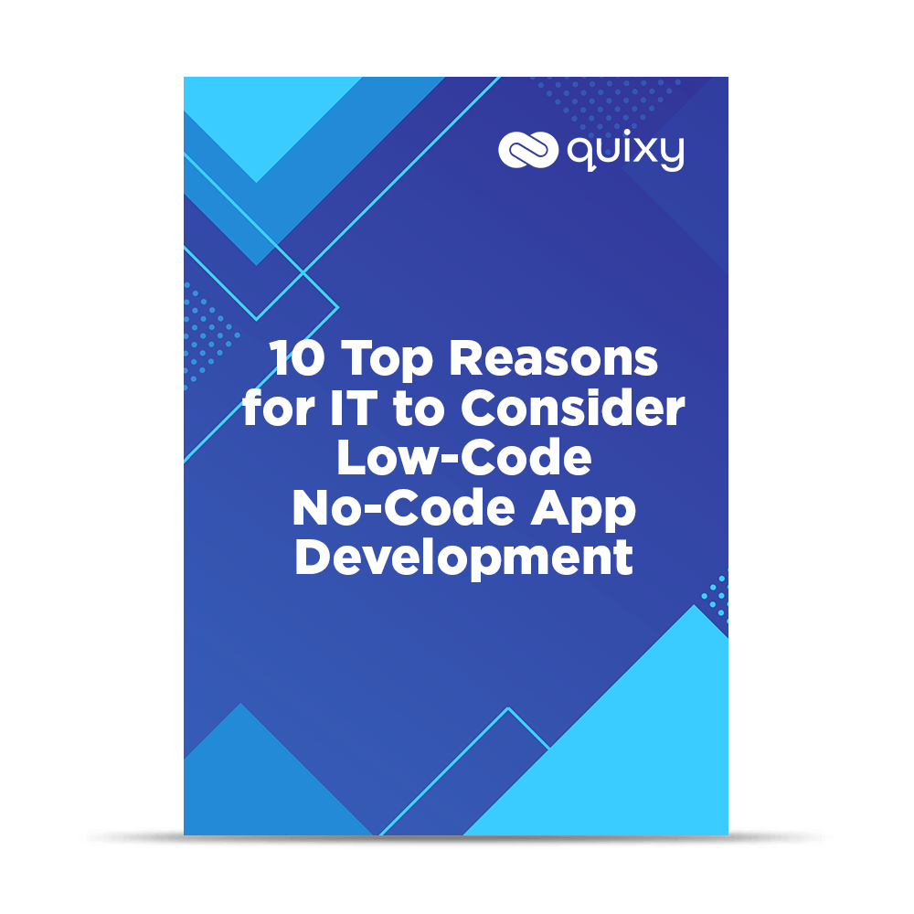 Reasons Why IT Must Consider No-Code Low-Code App Development