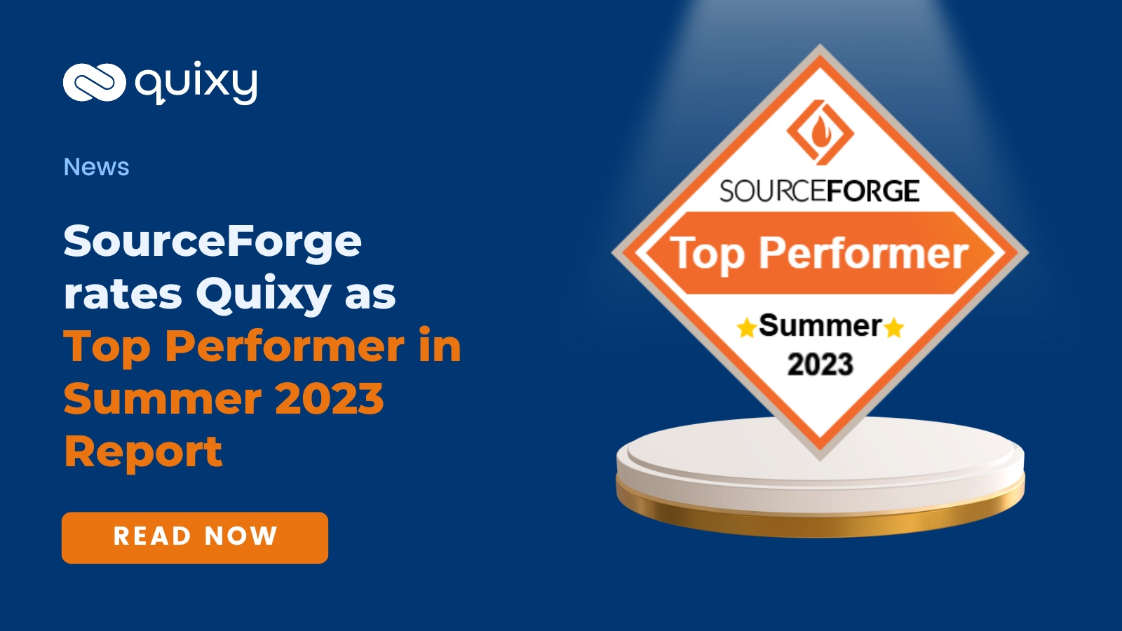 SourceForge rates Quixy as Top Performer in Summer 2023 report | Quixy