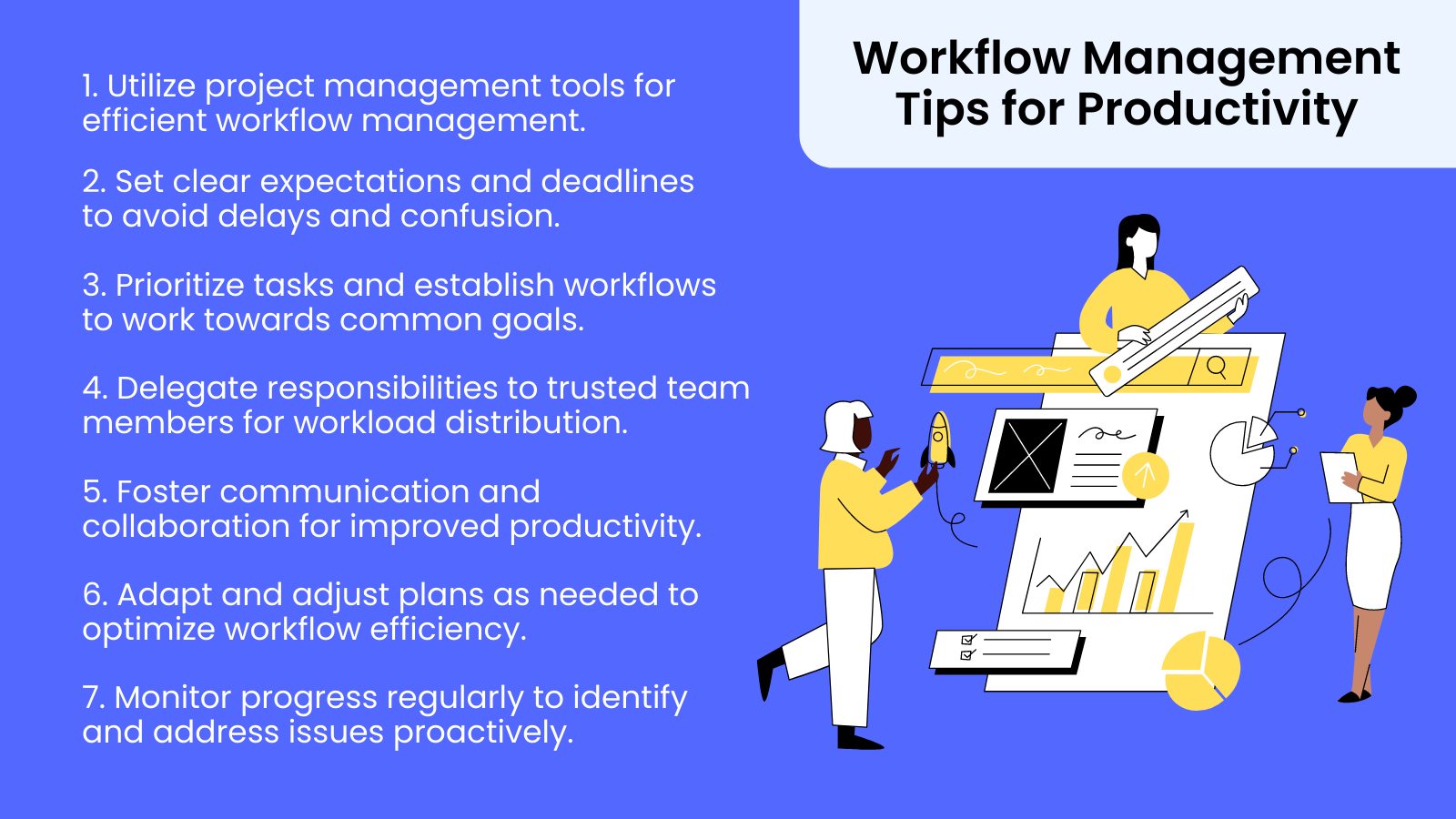 Workflow management tips