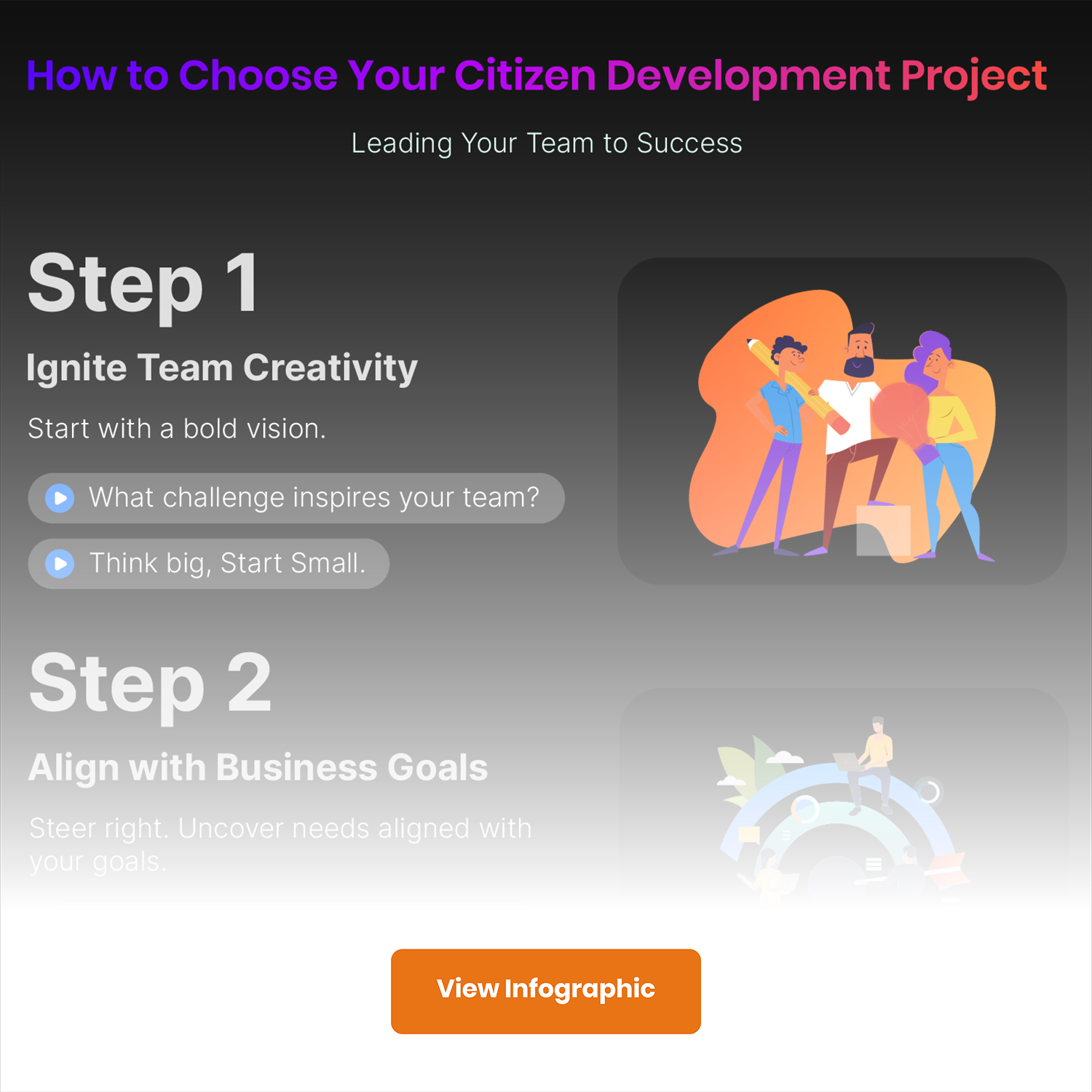 How to choose Citizen Development Project 