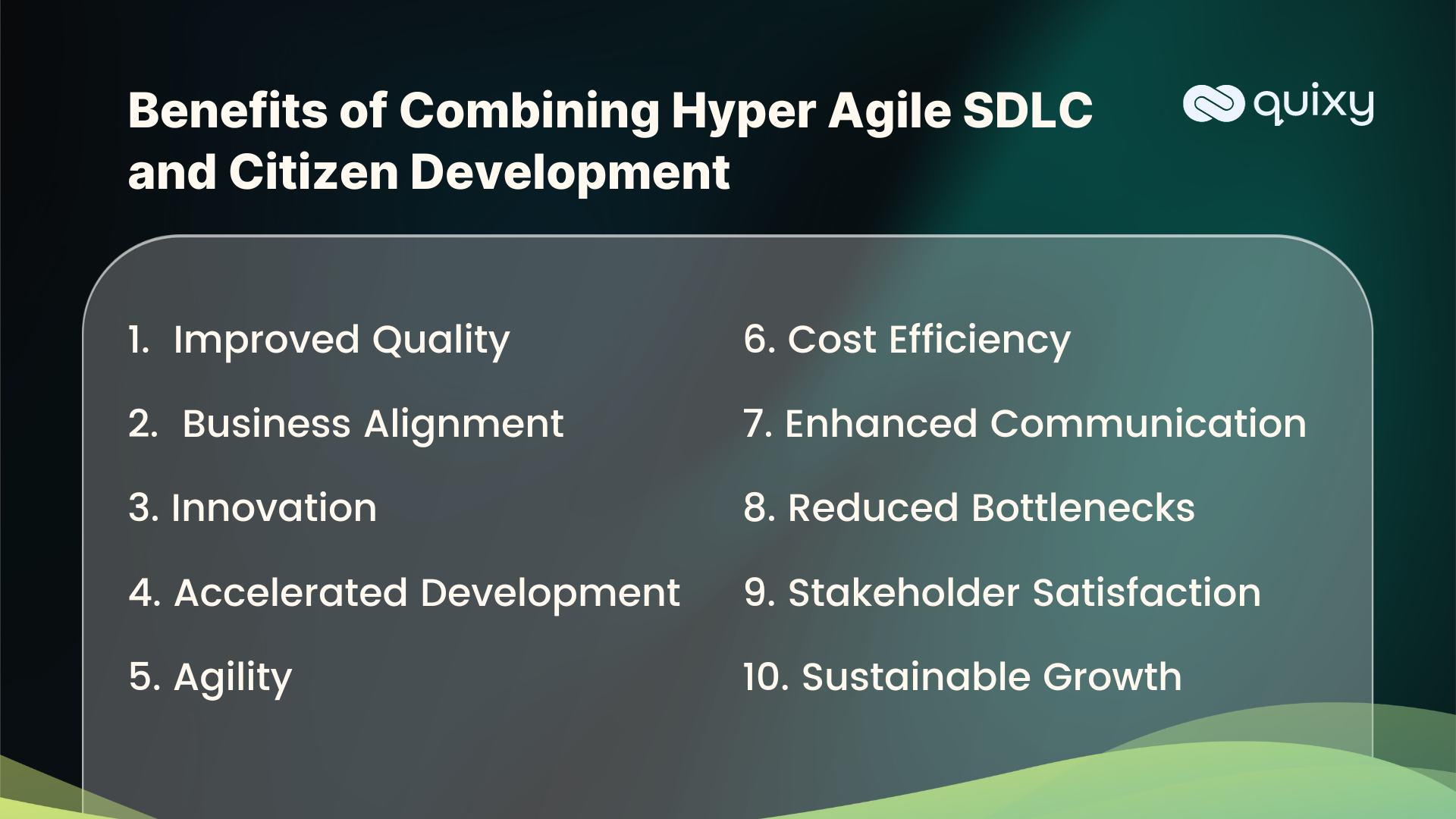 Benefits of Combining Hyper Agile SDLC and Citizen Development