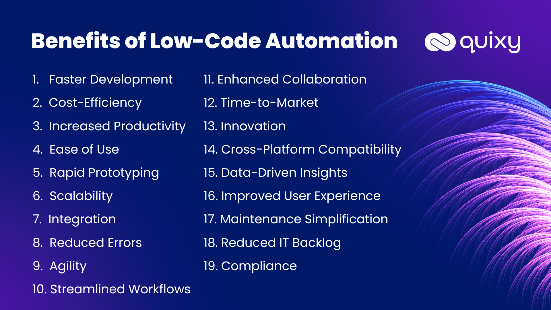 benefits of low-code automation
