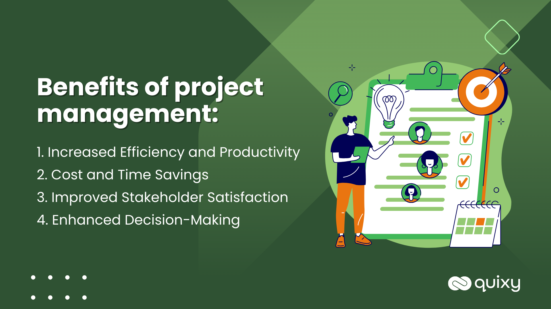 Benefits of project management