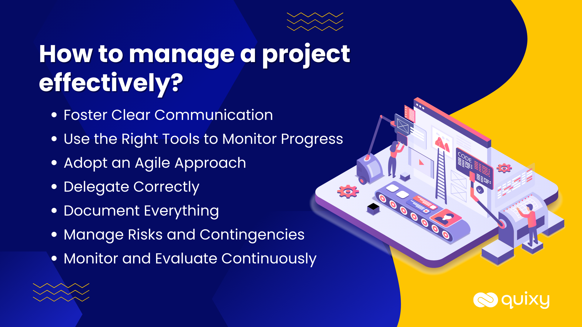 manage a project