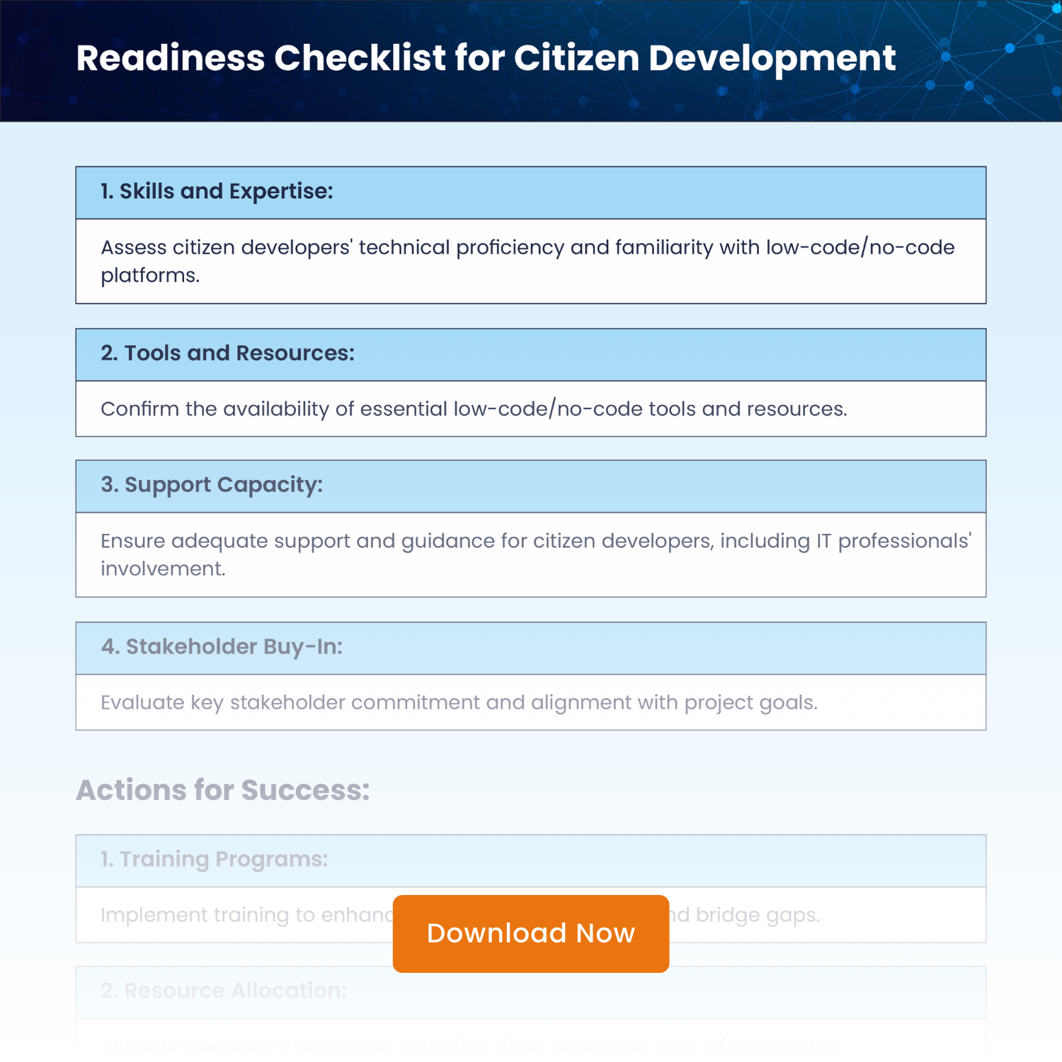 Quixy - Readiness Checklist for Citizen Development