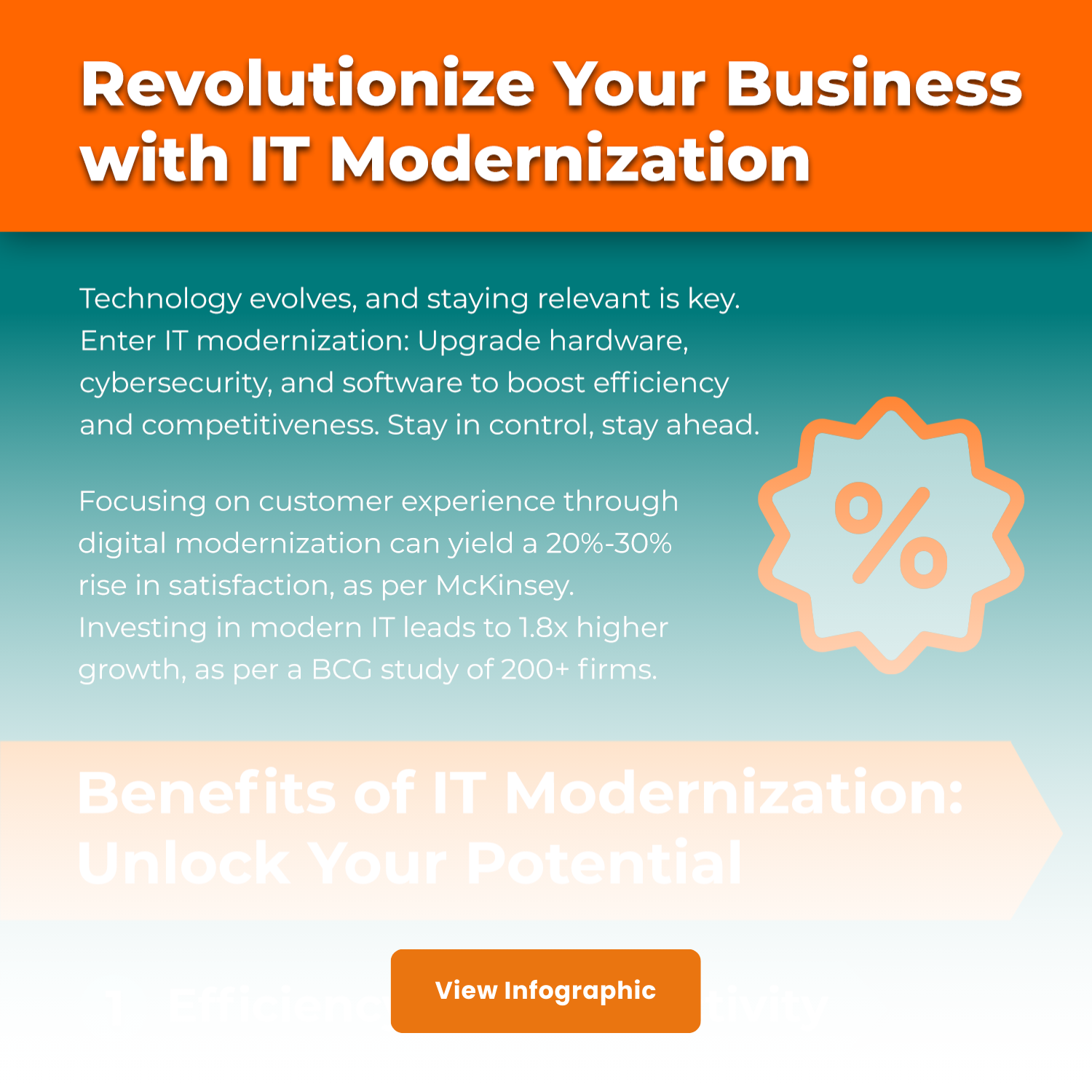 IT Modernization infographic