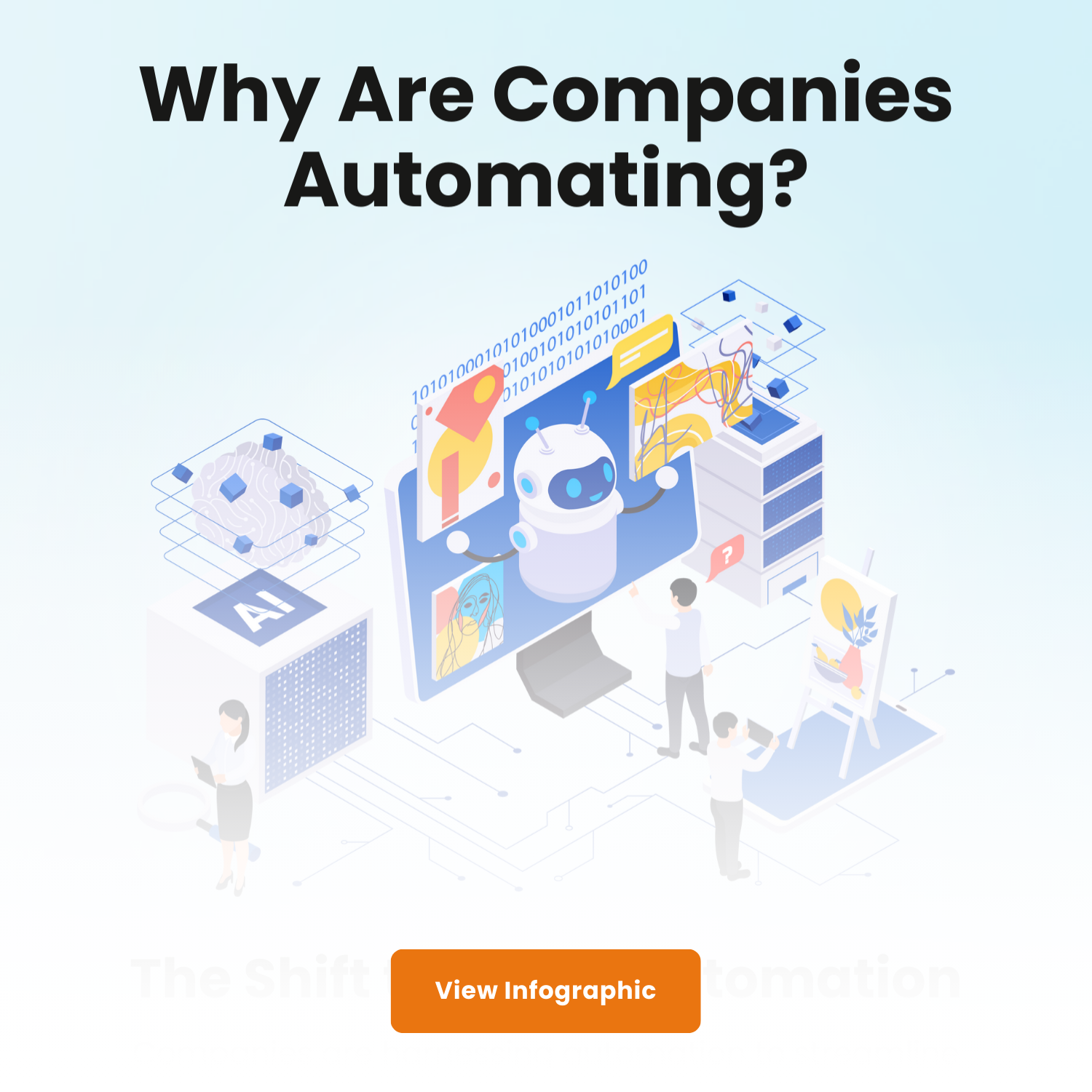 Why are companies opting for automation infographic