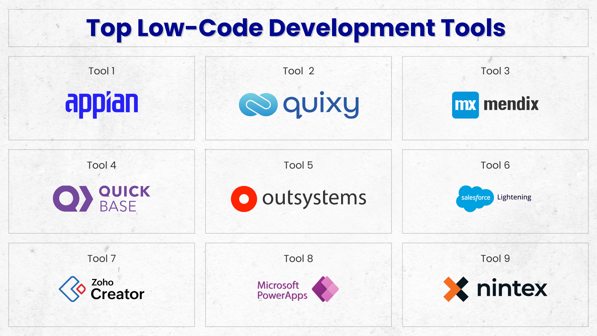 Top Low-Code Development Tools 