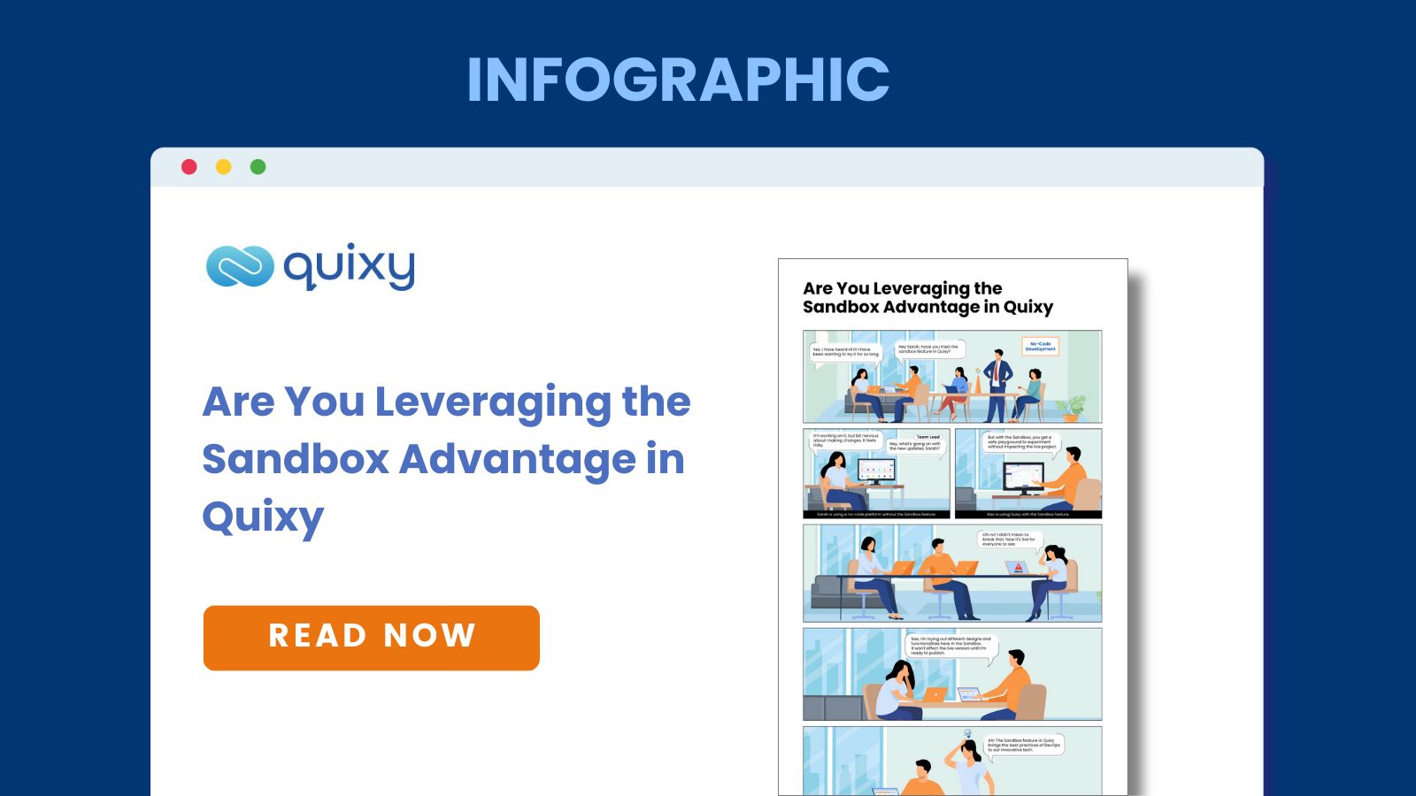 Infographic The Sandbox Advantage In Quixy Bringing Dna Of Devops Infographic The Sandbox Advantage In Quixy Bringing Dna Of Devops