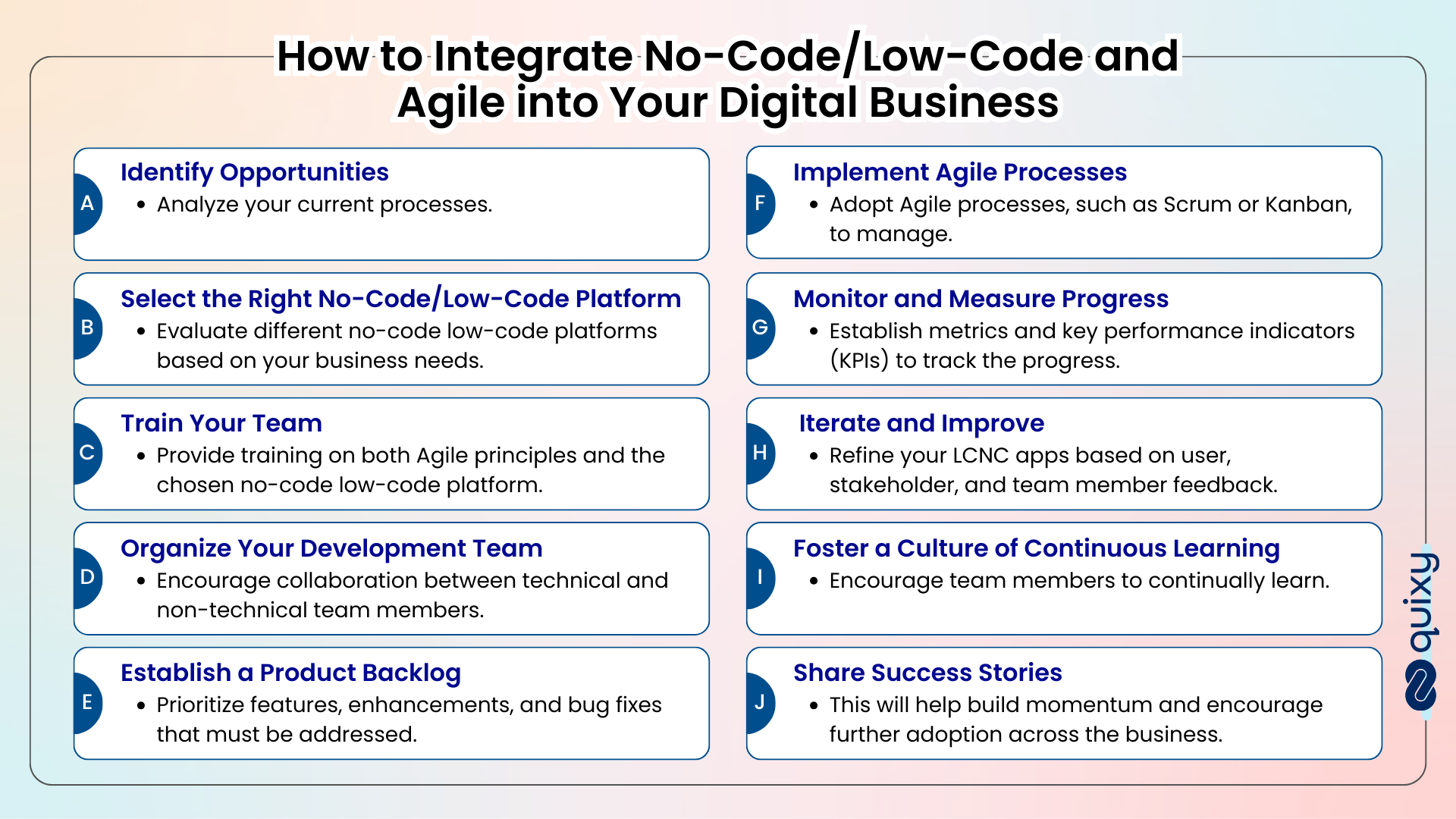 Integrating No-Code Low-Code and Agile