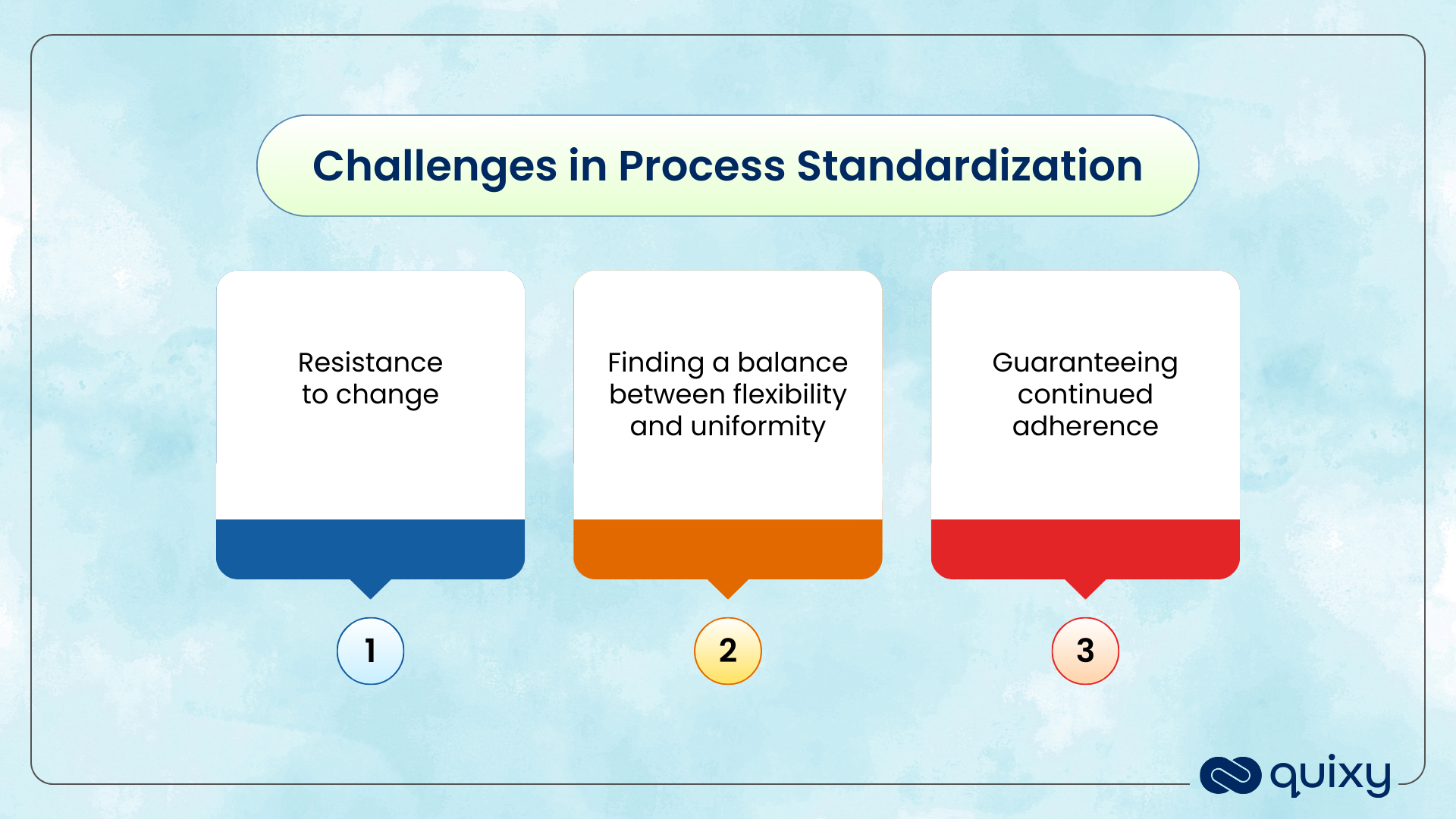 Challenges in Process Standardization