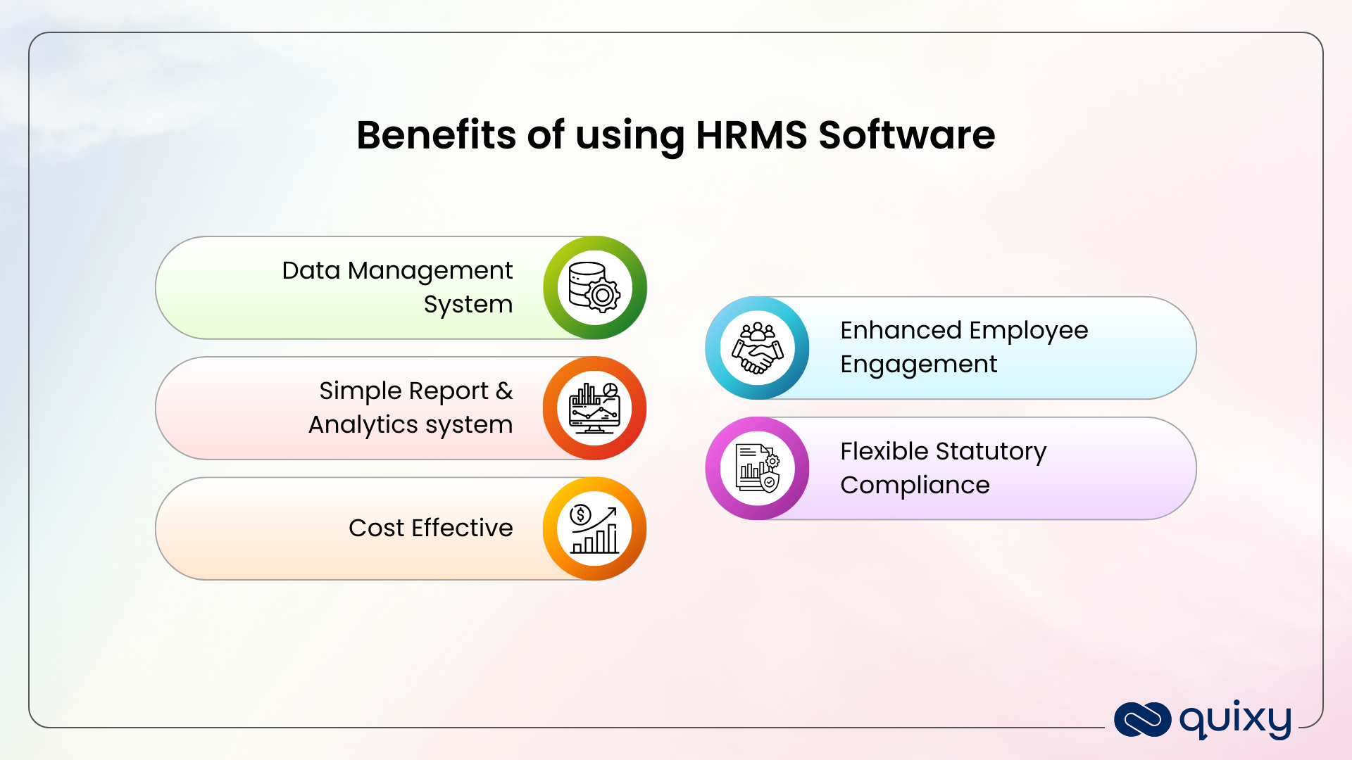 Benefits of Quixy Human Resource Management System