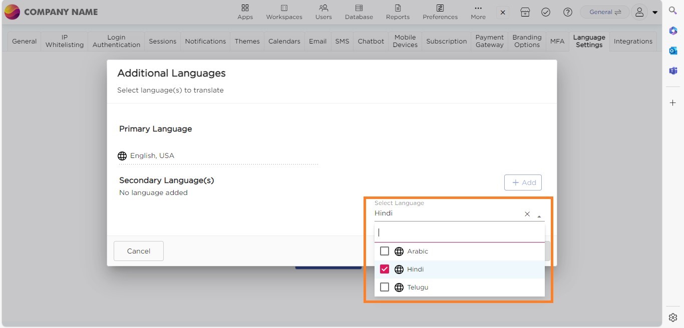 Multilingual Support in Quixy