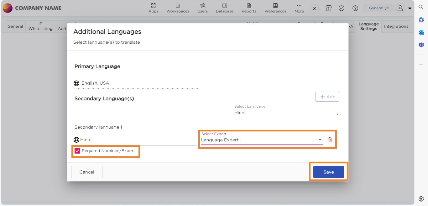 Multilingual Support in Quixy