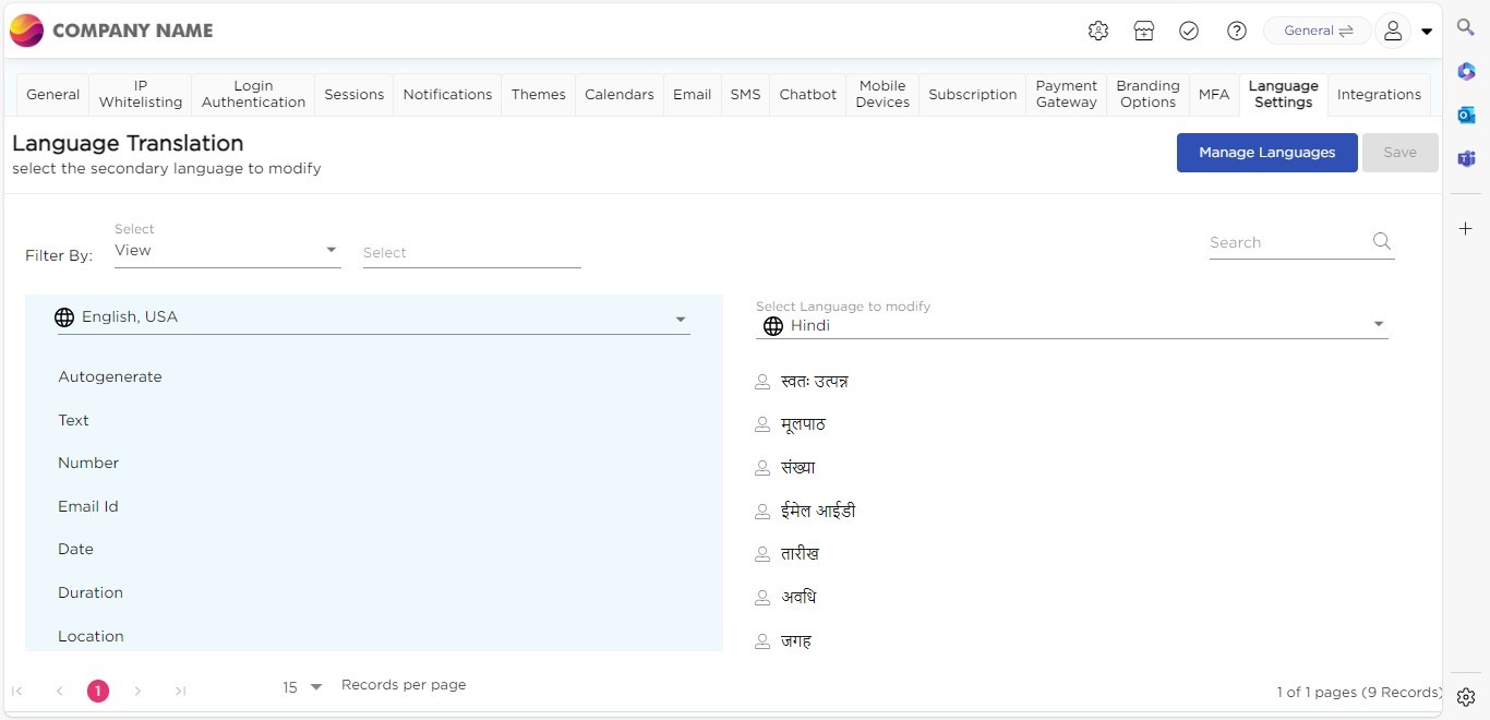 Multilingual Support in Quixy