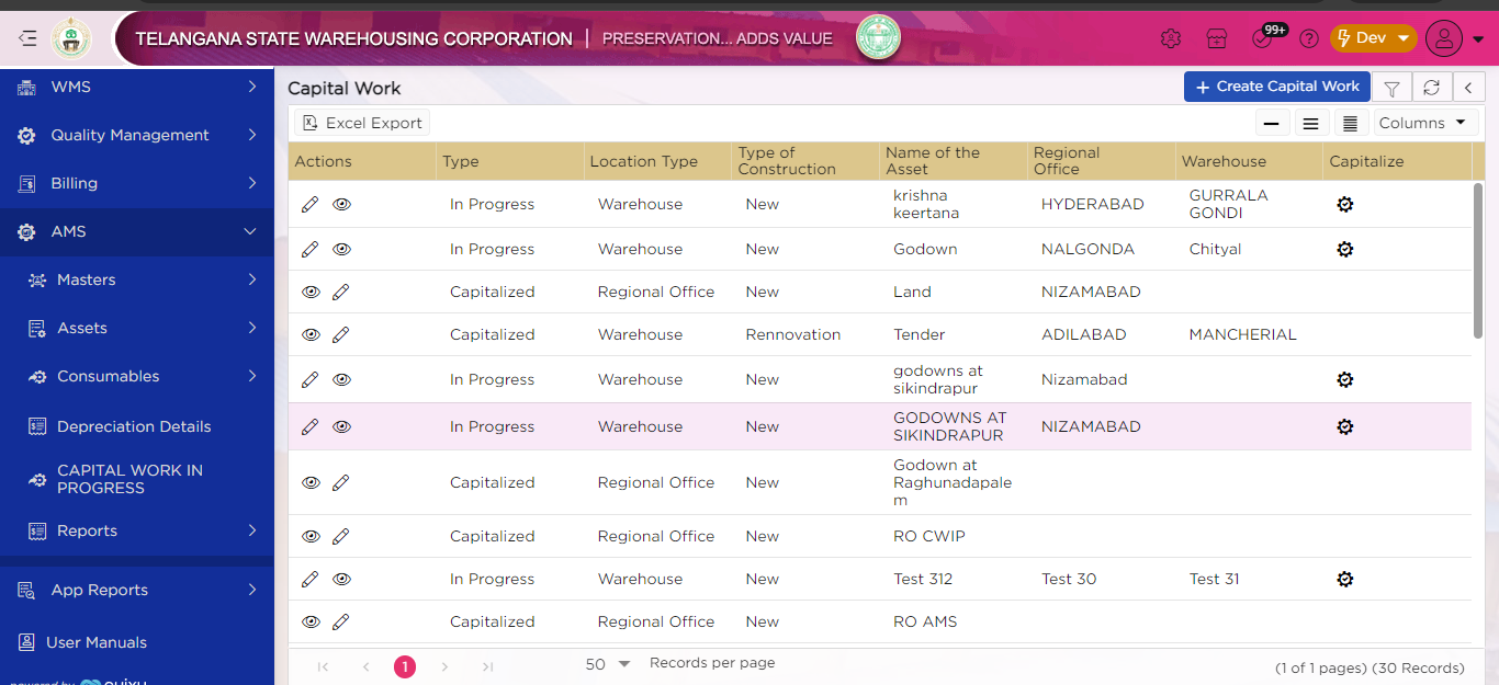  Asset Management System