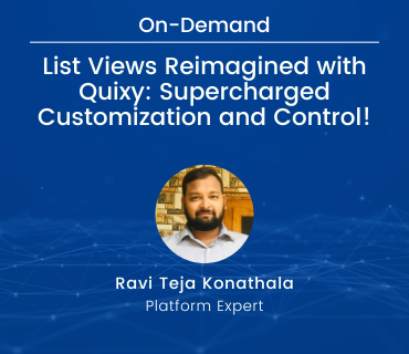 List Views Reimagined with Quixy - Webinar