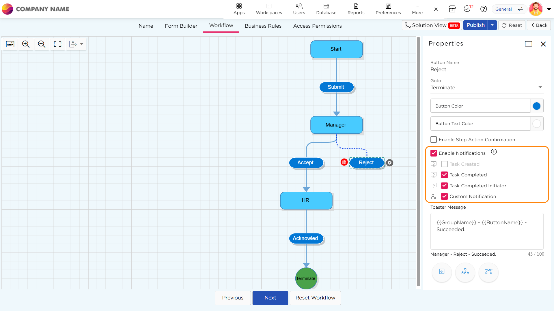 Granular Notification Management