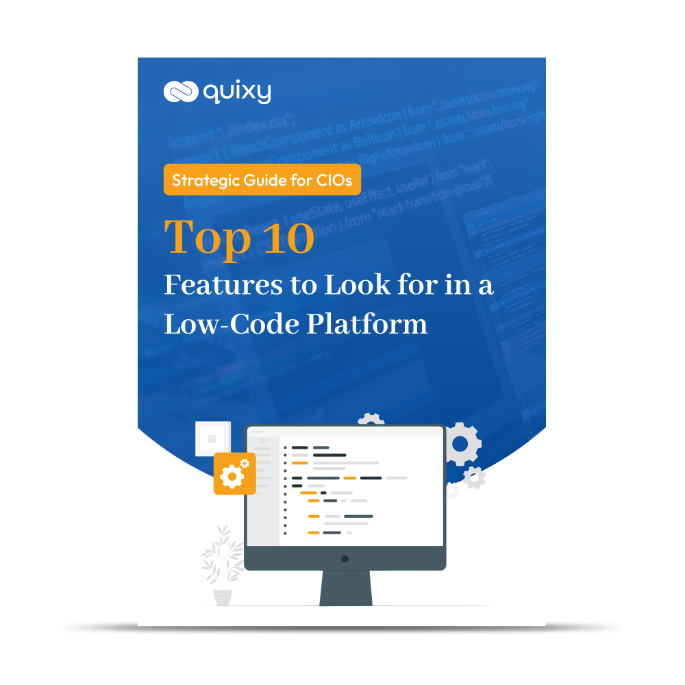 features low-code platform