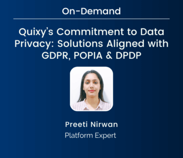 Quixy’s Commitment to Data Privacy: