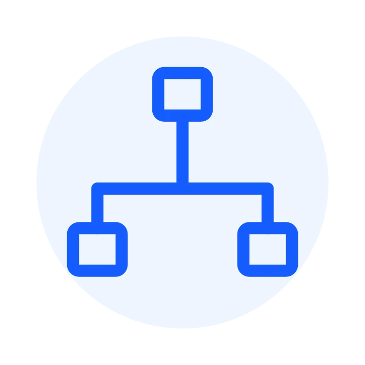 Workflow automation comparison icon