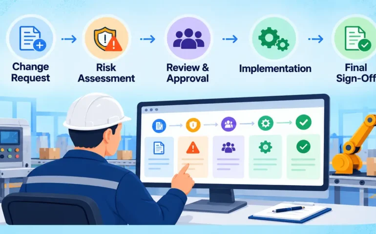 Management of Change Software for Manufacturing
