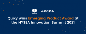 Quixy wins Emerging Product Award at the HYSEA Innovation Summit 2021